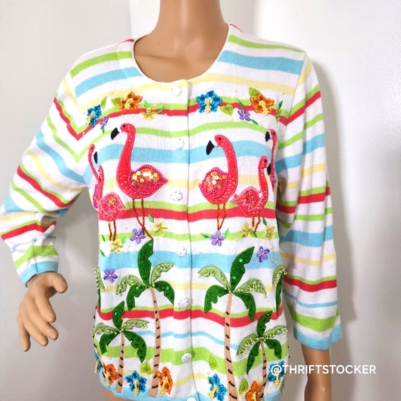 Flamingo Cardigan - Picture 1 of 8